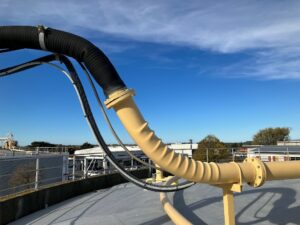 Over flexed mining hoses